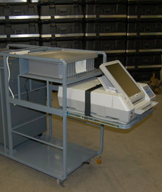 voting machine cart