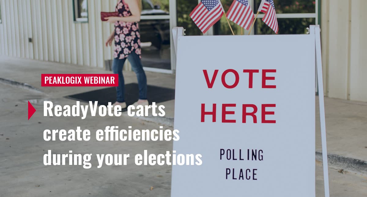 voting equipment cart